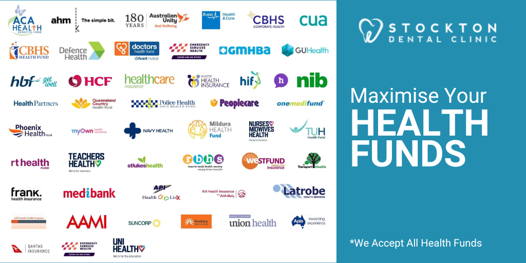 Accepting Health Funds at Stockton Dental